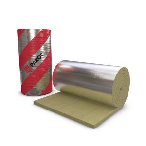 Paroc Rockwool 660 100kg Foil Faced Blanket – 50mm x 1000mm x 4000mm Roll (4m2)